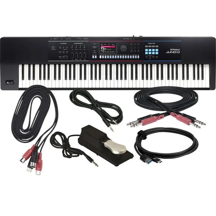 Roland Juno-D8 88-Key Synthesizer CABLE KIT