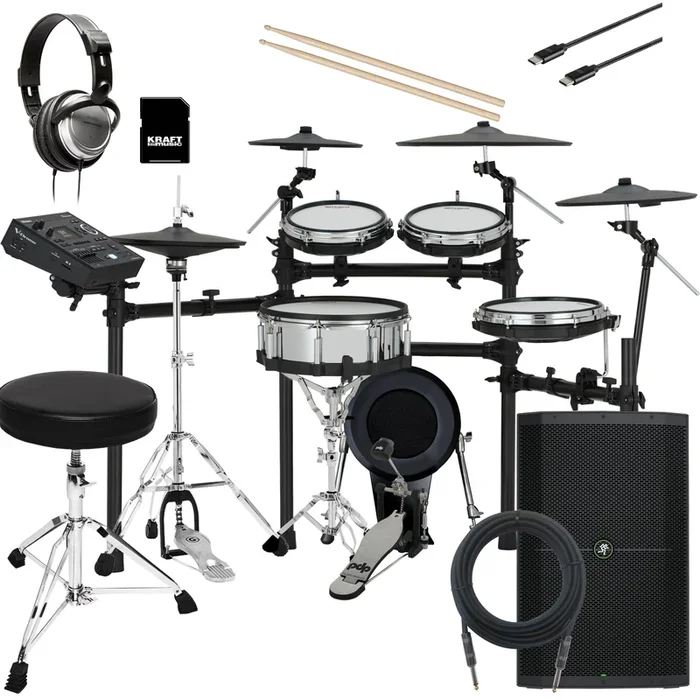 Roland TD516 V-Drums Electronic Drum Set COMPLETE DRUM BUNDLE