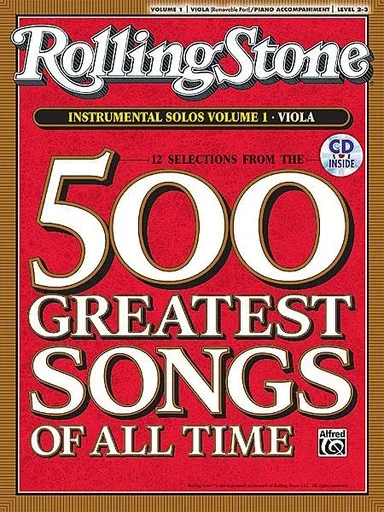 Rolling Stone Magazine: 500 Greatest Songs of All Time V. 1 (viola & cd)