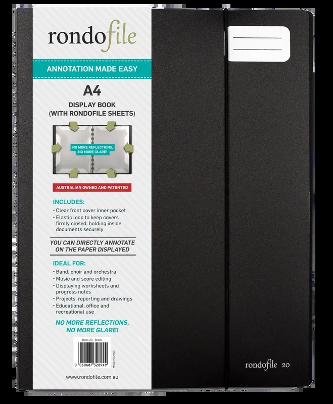 Rondofile 20 Display Book (20 Sheets)