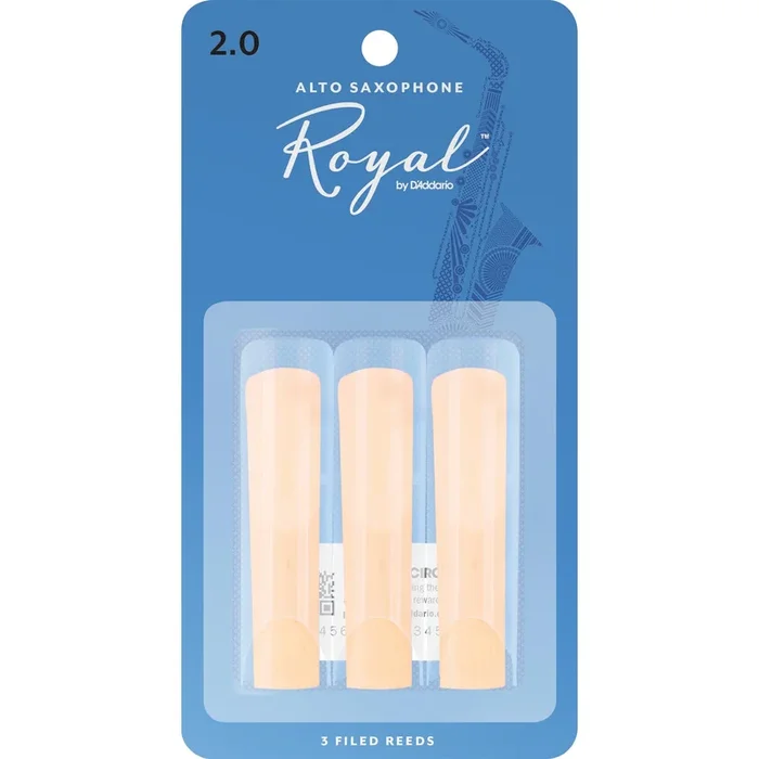Royal by D’addario Alto Saxophone Reeds (3 Pack)