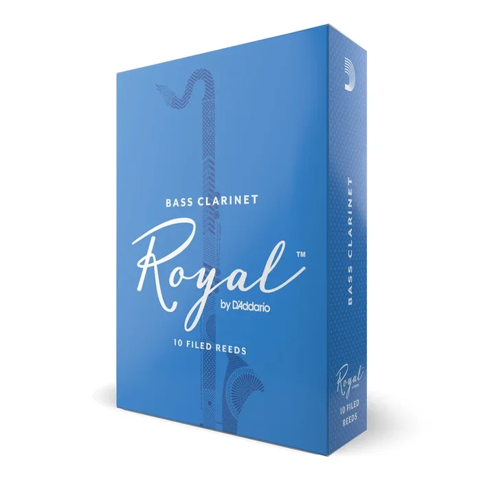 Royal by D’Addario Bass Clarinet Reeds, Strength 2, 10 Pack