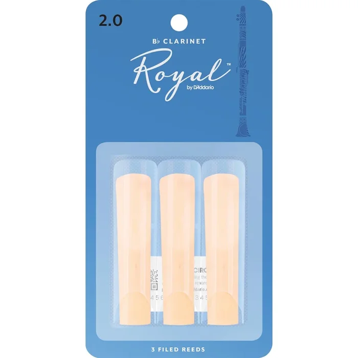 Royal by D’addario Bb Clarinet Reeds (3 Pack)