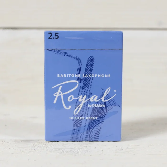 Royal by D’Addario RLB1025 2.5 Baritone Saxophone Reeds (10-Pack)