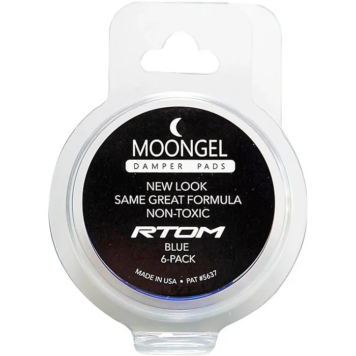 RTOM Moongel Damper Pads – Original 6 Pack – Blue Finish