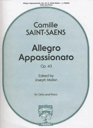 Saint-Saens, Camille (Malkin): Allegro Appassionato Op.43 (cello & piano) Carl Fischer