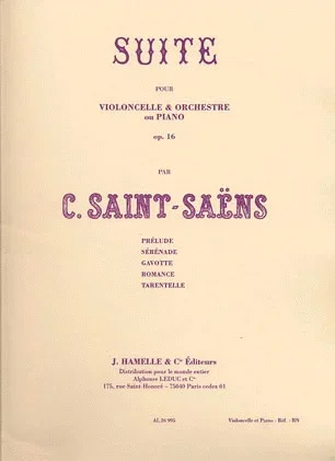Saint-Saens, Camille: Suite Op.16 (cello & piano)