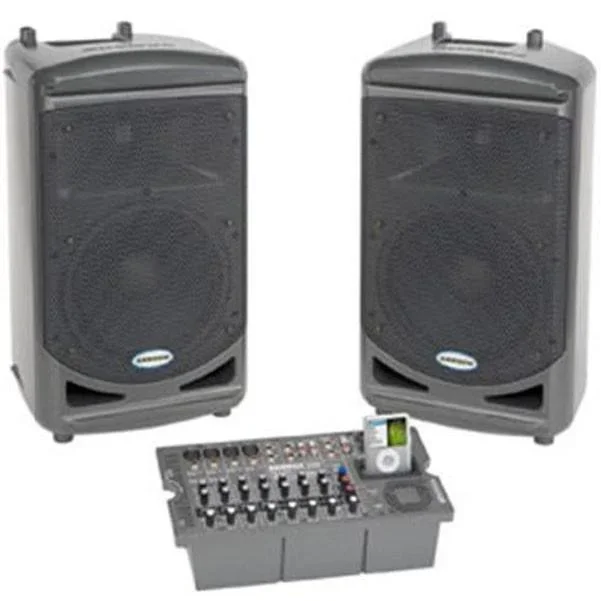 Samson XP510i Portable PA System with iPod Dock – Open Box