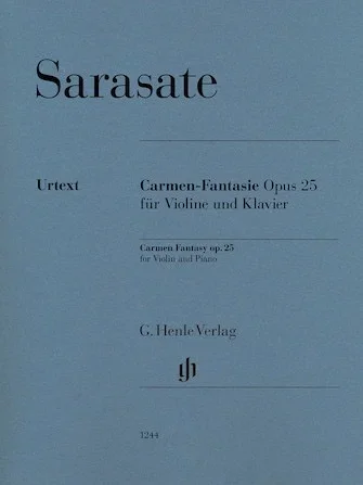Sarasate: Carmen Fantasie op25 (violin, piano) HENLE URTEXT