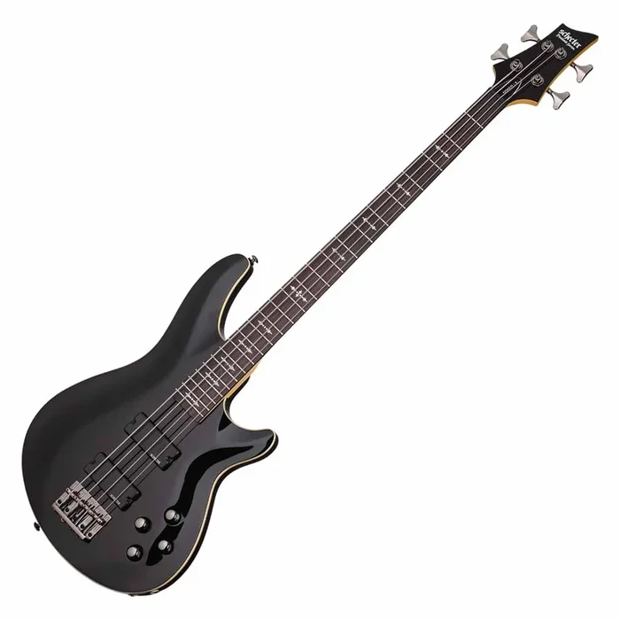 Schecter Omen-4 4-String Bass Guitar – Gloss Black