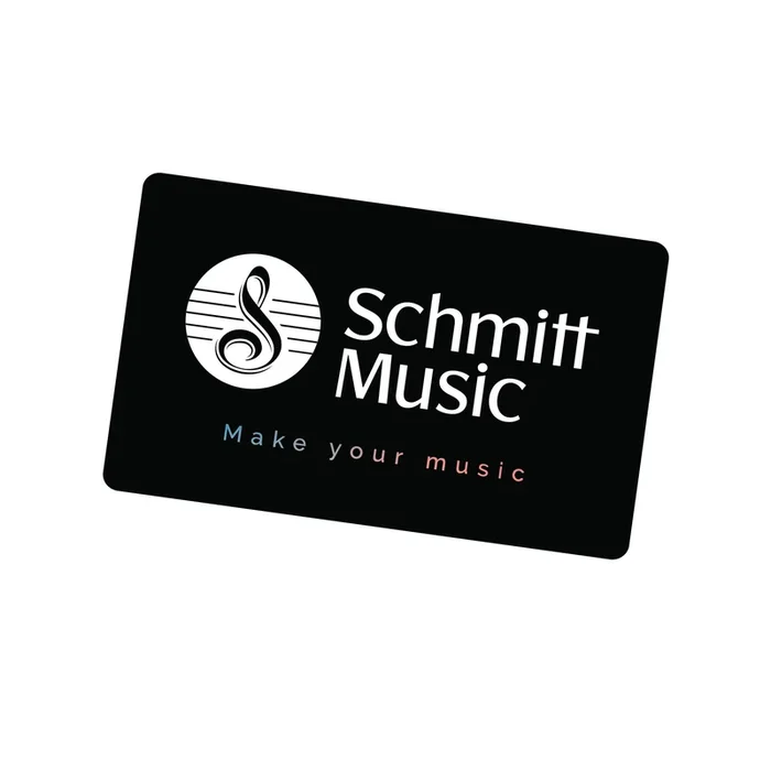 Schmitt Music In-Store Physical Gift Card
