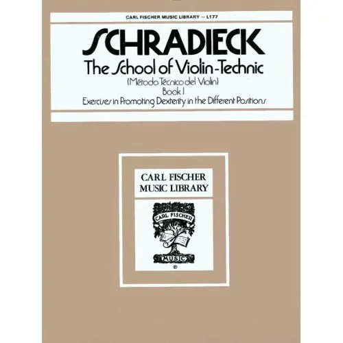 Schradieck: The School of Violin Technics Bk.1