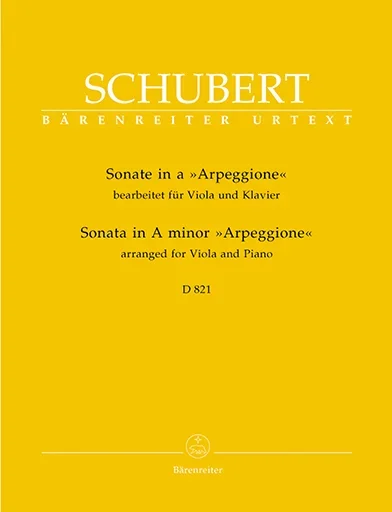 Schubert, Franz: Sonata in A minor, D 821 ”Arpeggione” (viola & piano) Barenreiter