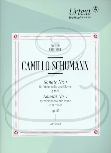 Schumann (Kliegel): Sonata No.1 in G minor, Op.59 – URTEXT (cello & piano)