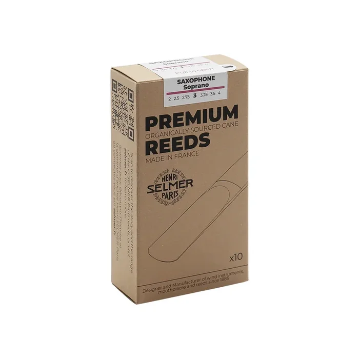 Selmer Paris Soprano Saxophone Reeds – Box of 10