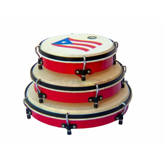 Set de Pleneras Don Pablo Con La Bandera Puertorriqueña