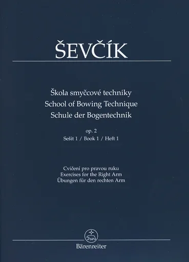 Sevcik, Otakar (Foltyn): School of Bowing Technique, Op. 2 Bk. 1 (violin) Barenreiter