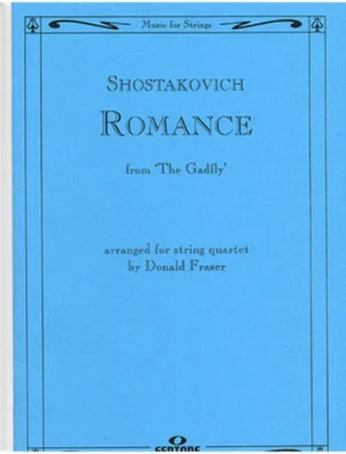 Shostakovich (Fraser, arr): Romance from the Gadfly arranged for string quartet (score and parts)