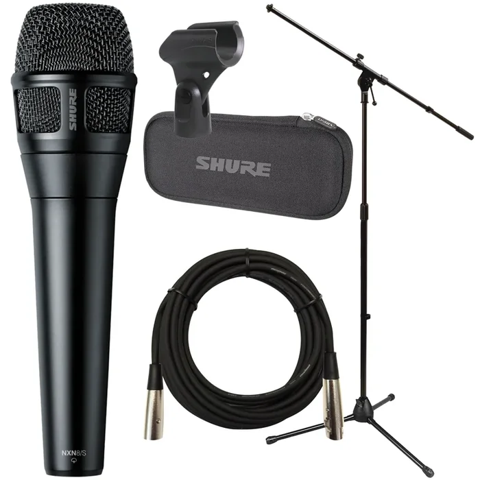 Shure Nexadyne 8/S Supercardioid Dynamic Vocal Microphone PERFORMER PAK