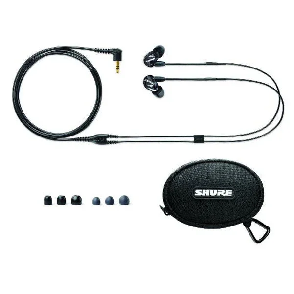 Shure SE215K Sound Isolating Dynamic Microdriver Earphones