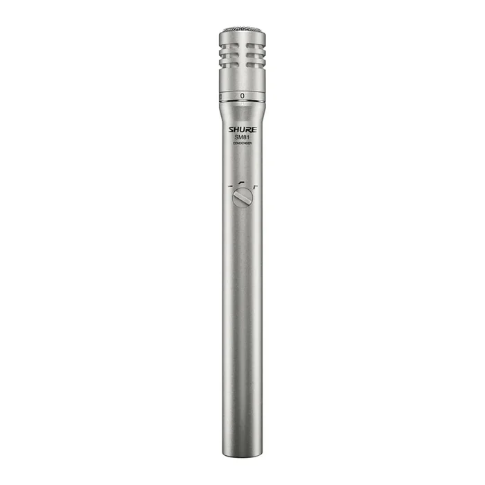 Shure SM81-LC Microphone Condenser Lo Z Studio Instrument Cardioid