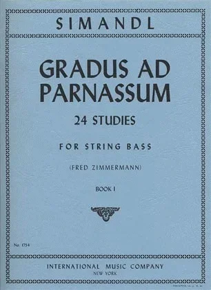 Simandl (Zimmerman): 24 Studies ”Gradus ad Parnassum” Vol.1