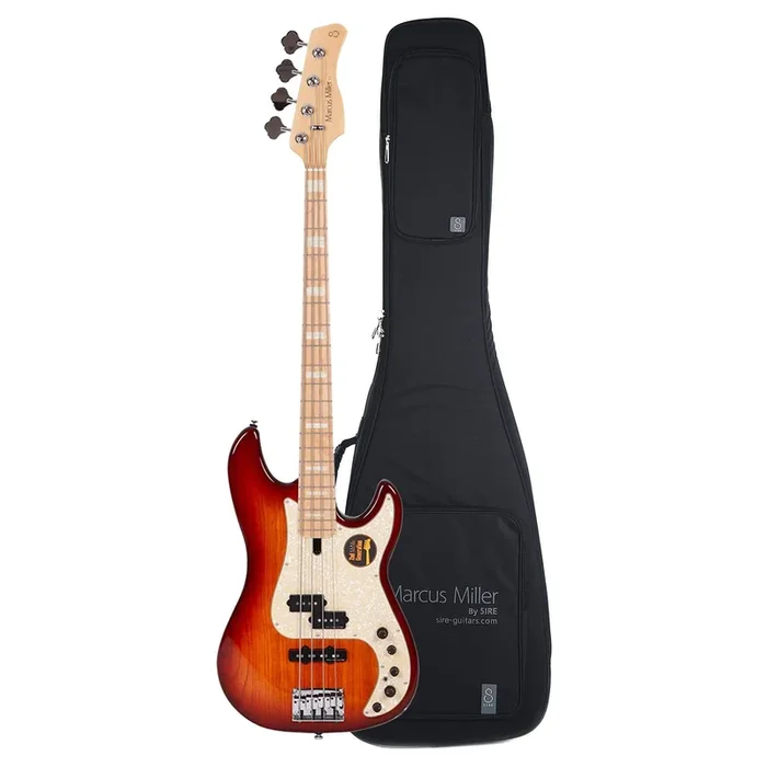 Sire Marcus Miller P7 Swamp Ash 4-String Tobacco Sunburst (2nd Gen) and Sire Gig Bag Bundle