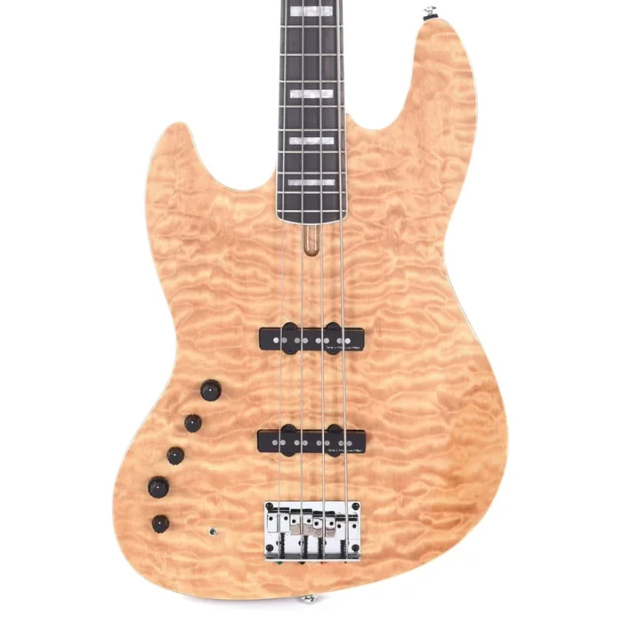 Sire Marcus Miller V9 Swamp Ash/Quilted Maple 4-String LEFTY Natural (2nd Gen)