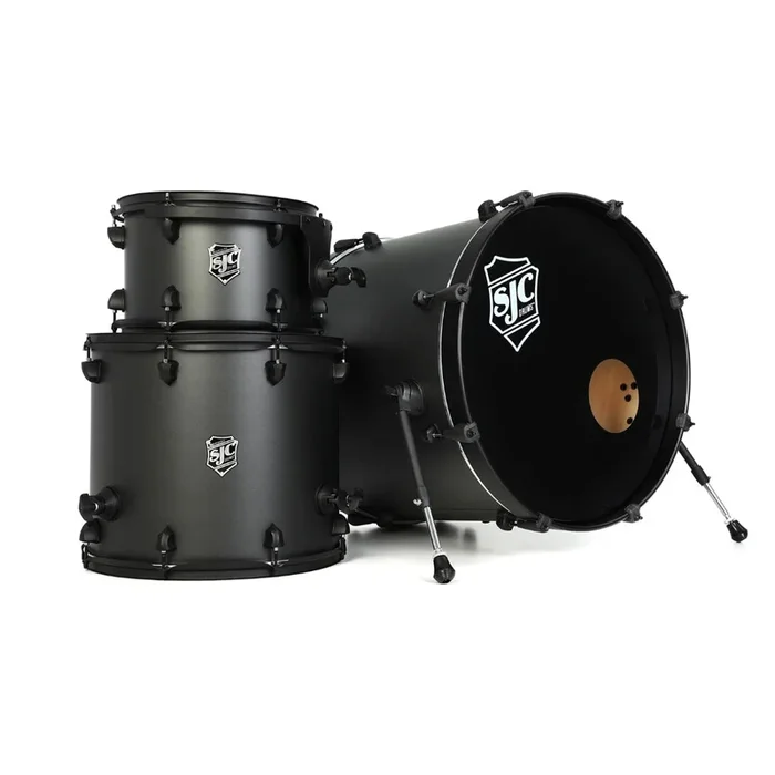 SJC Custom Drums Pathfinder Series 3-piece Shell Pack – Galaxy Gray