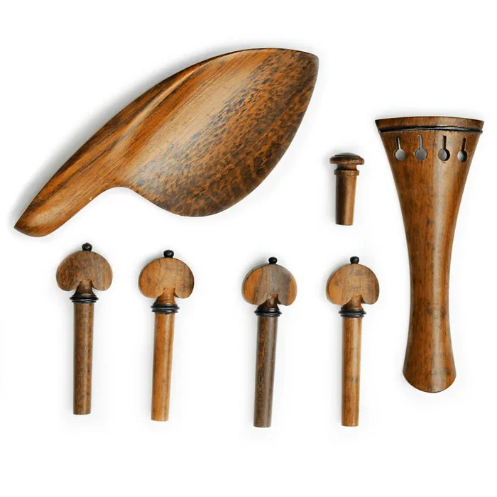Snakewood Violin Fittings Set