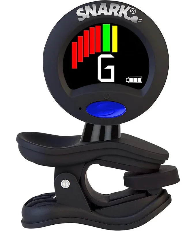 SNARK SST-1 Super Tight Clip-On Rechargeable Guitar, Bass, All Tuner – Black