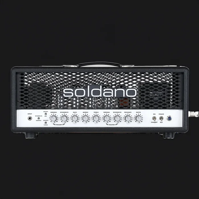 Soldano SLO-100 Super Lead Overdrive 100-watt Tube Head – Metal Grille