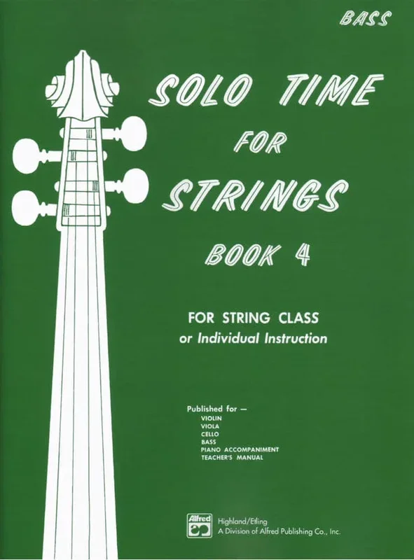 Solo Time for Strings, Bass Book 4