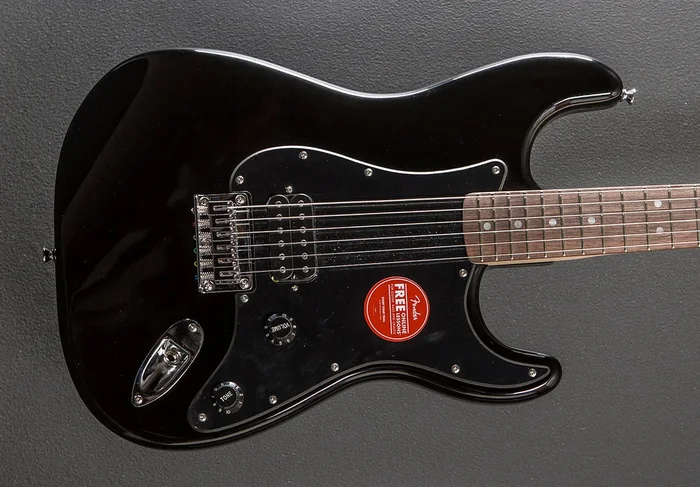 Sonic Stratocaster HT H – Black w/Indian Laurel