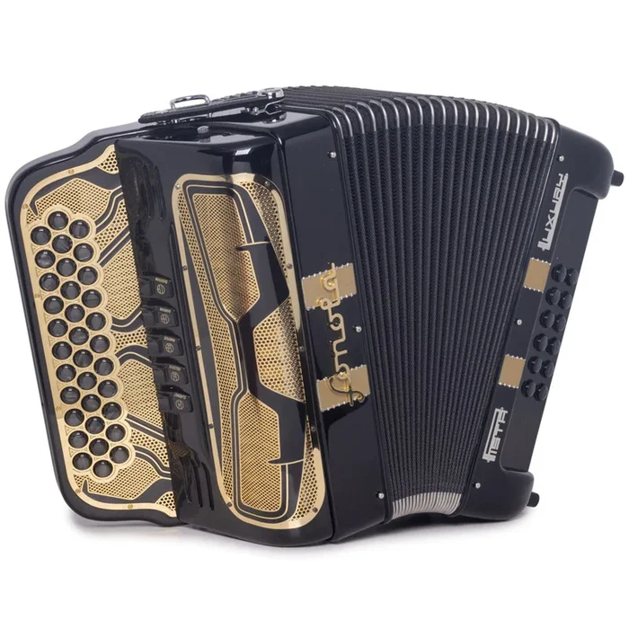 Sonola Pista Lux Accordion 5 Switch FBE Black and Gold