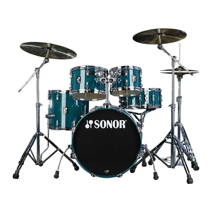 Sonor AQ1 Series Studio 5-Piece Kit with 2000 Series Hardware Set – Caribbean Blue