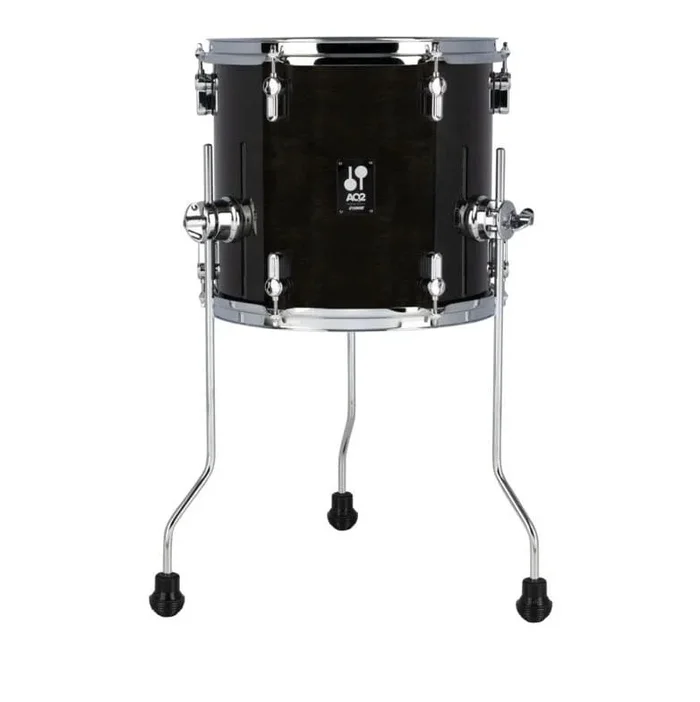 Sonor AQ2 13×12 Maple Floor Tom Transparent Black