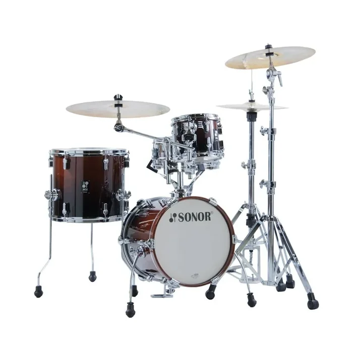 Sonor AQ2 Maple 4pc Martini Drum Set Brown Fade