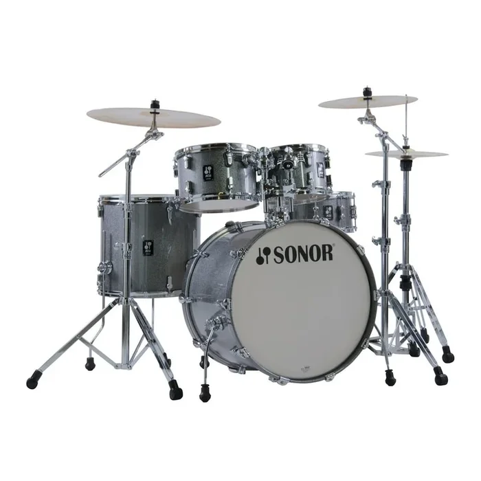 Sonor AQ2 Maple 5pc Studio Drum Set Titanium Quartz