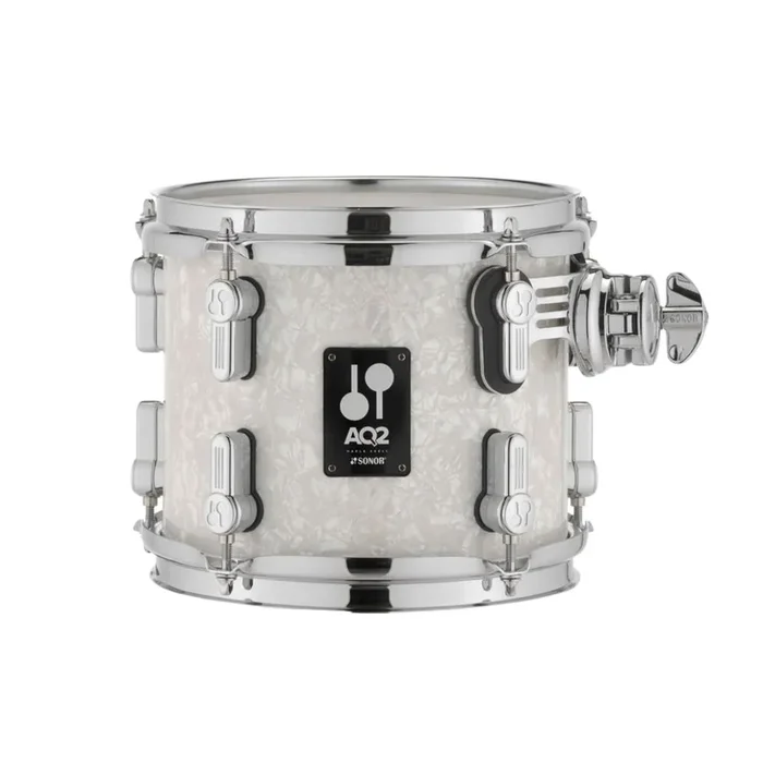 Sonor AQ2 Mounted Tom Drum – 8 x 7 inch, White Marine Pearl