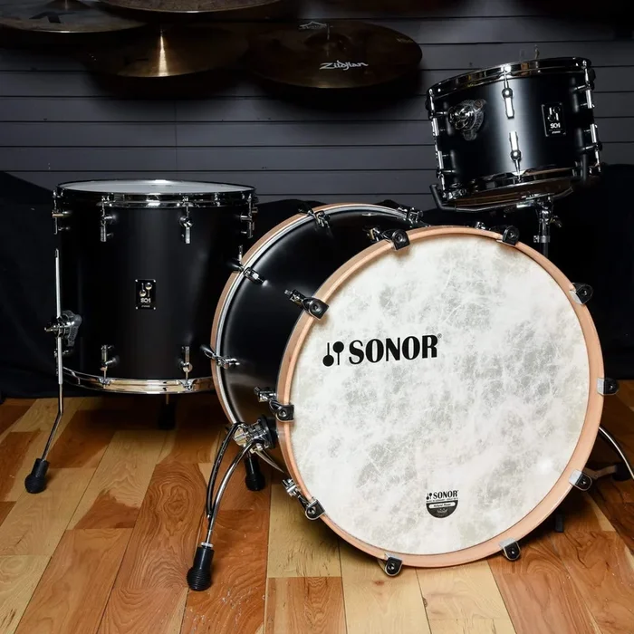Sonor SQ1 12/16/22 3pc. Drum Kit Black