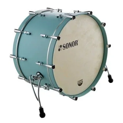 Sonor SQ1 Bass Drum w/Matching Hoops 22×17 Cruiser Blue