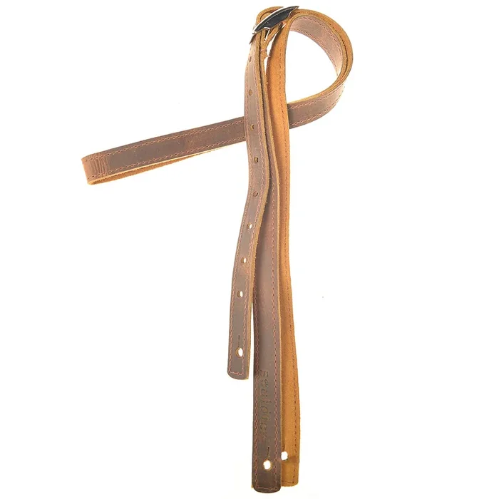 Souldier Plain Saddle Strip 1″ Guitar Strap Brown