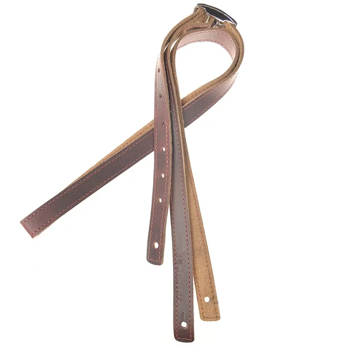 Souldier Plain Saddle Strip 1″ Guitar Strap Mahogany