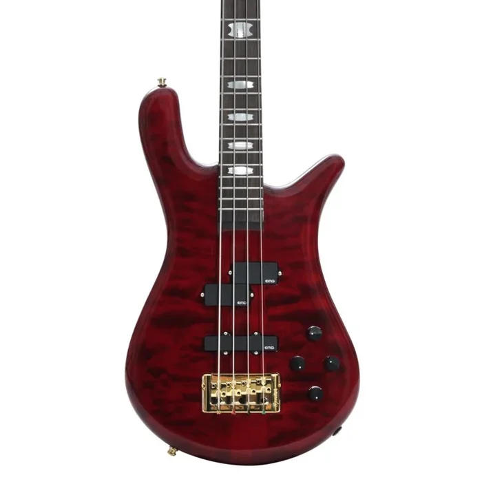 Spector Euro 4 LX Bass Guitar – Black Cherry Gloss