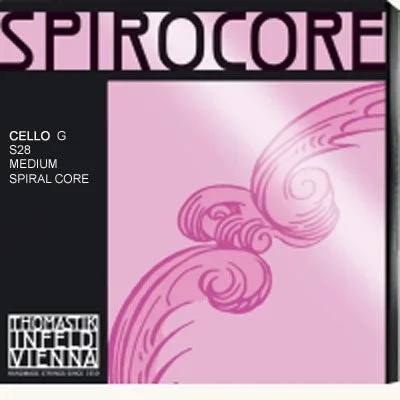 Spirocore Cello G String – Chrome-Wound – Medium Gauge