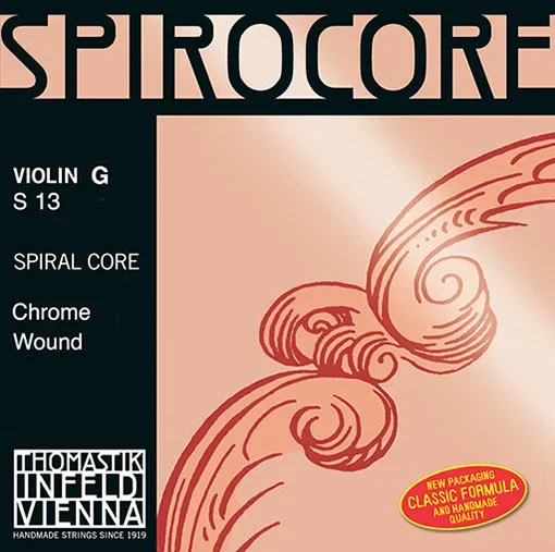 SPIROCORE violin G string, steel core, chrome-wound, by Thomastik-Infeld