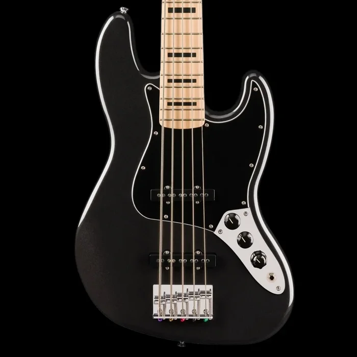 Squier Affinity Series Active Jazz Bass V – Black Metallic, Maple Fingerboard