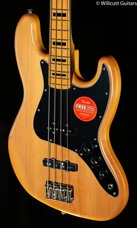Squier Classic Vibe ’70s Jazz Bass MN Natural Bass Guitar