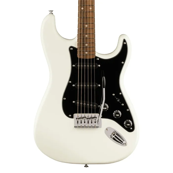 Squier FSR Squier Sonic Stratocaster Electric Guitar – Arctic White, Laurel Fingerboard